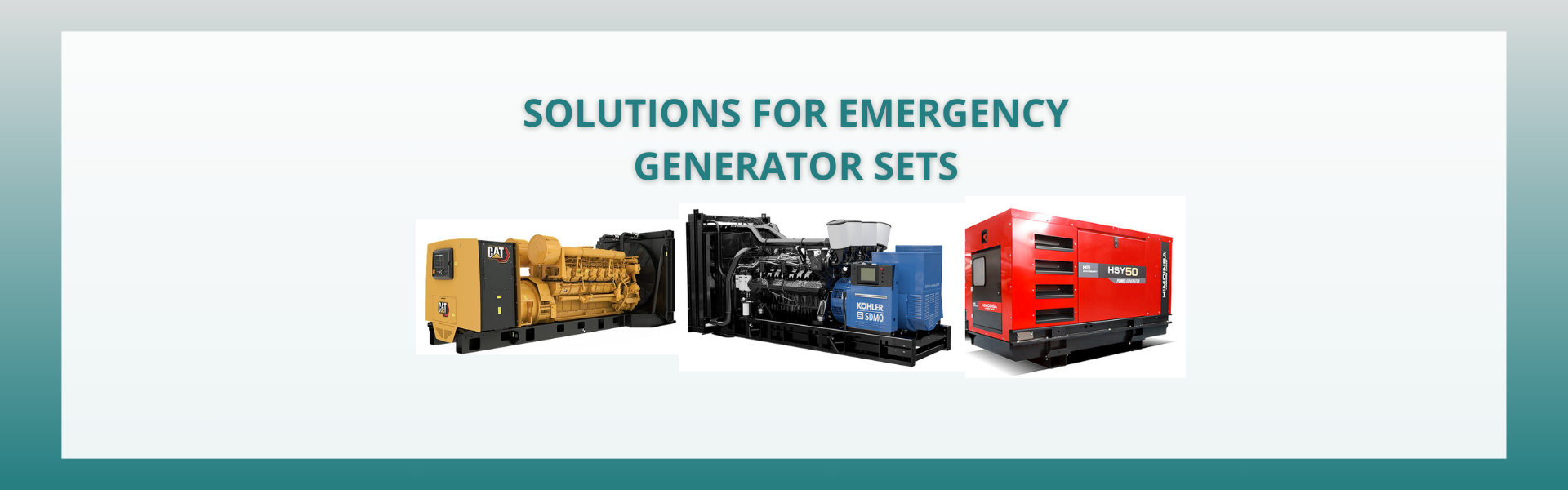 Inpro Group solutions for emergency generator sets