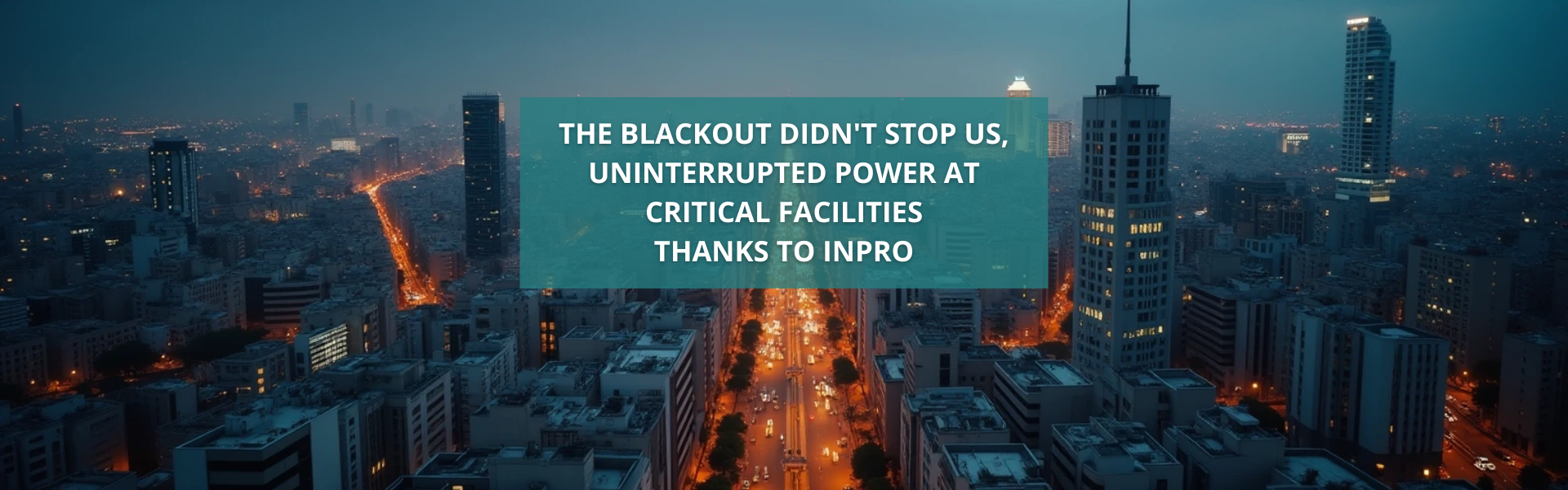 Spain’s electricity blackout: how hospitals, airports and data centres continued to operate thanks to INPRO