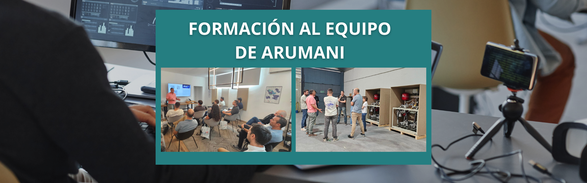 Formación técnica de Inpro al equipo de ingeniería de ARUMANI (Madrid y Castellón)