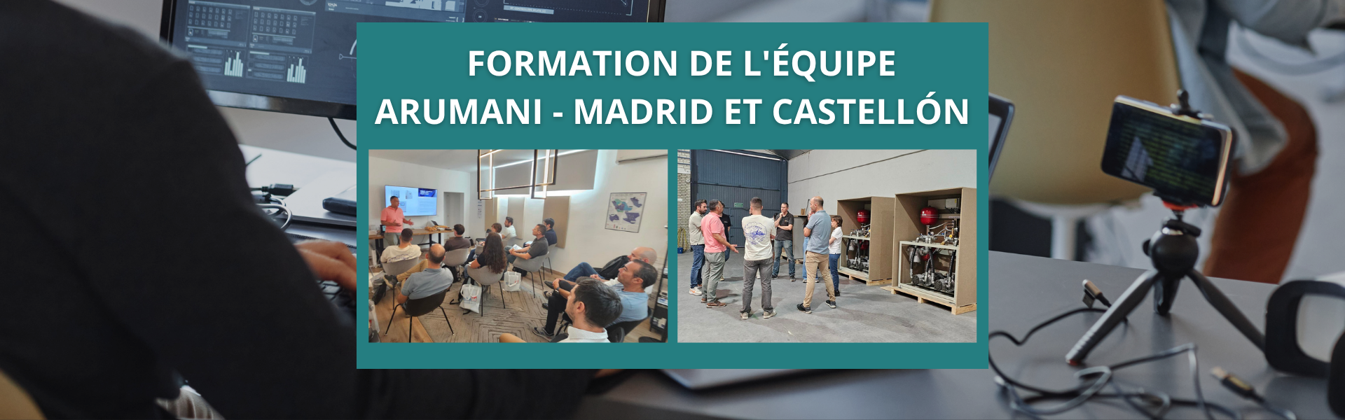 Formation technique d’Inpro à l’équipe d’ingénieurs d’ARUMANI. Madrid et Castellón (Espagne)