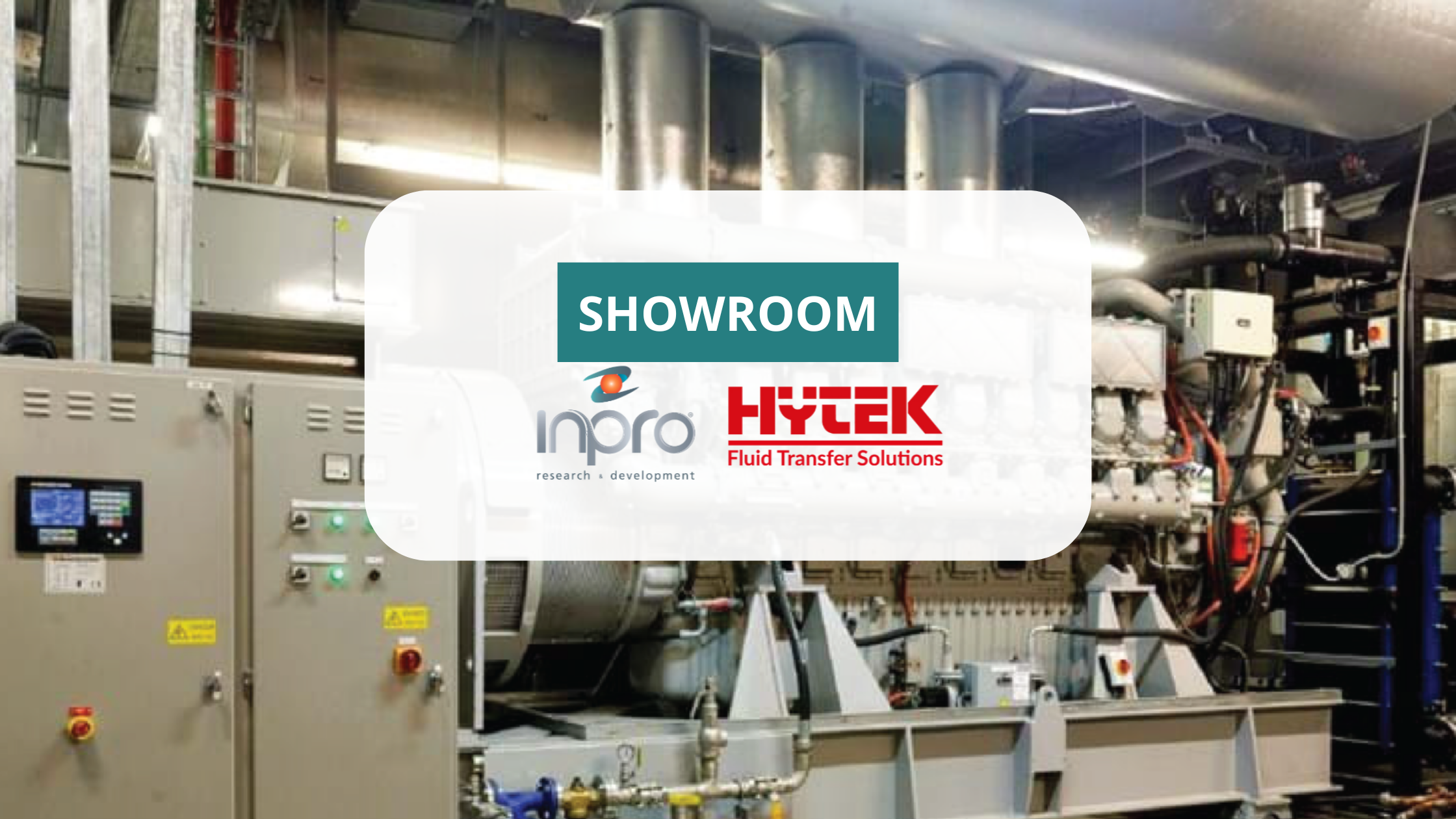 Inpro Group inaugurates an industrial showroom in London together with Hytek to promote its backup energy solutions.
