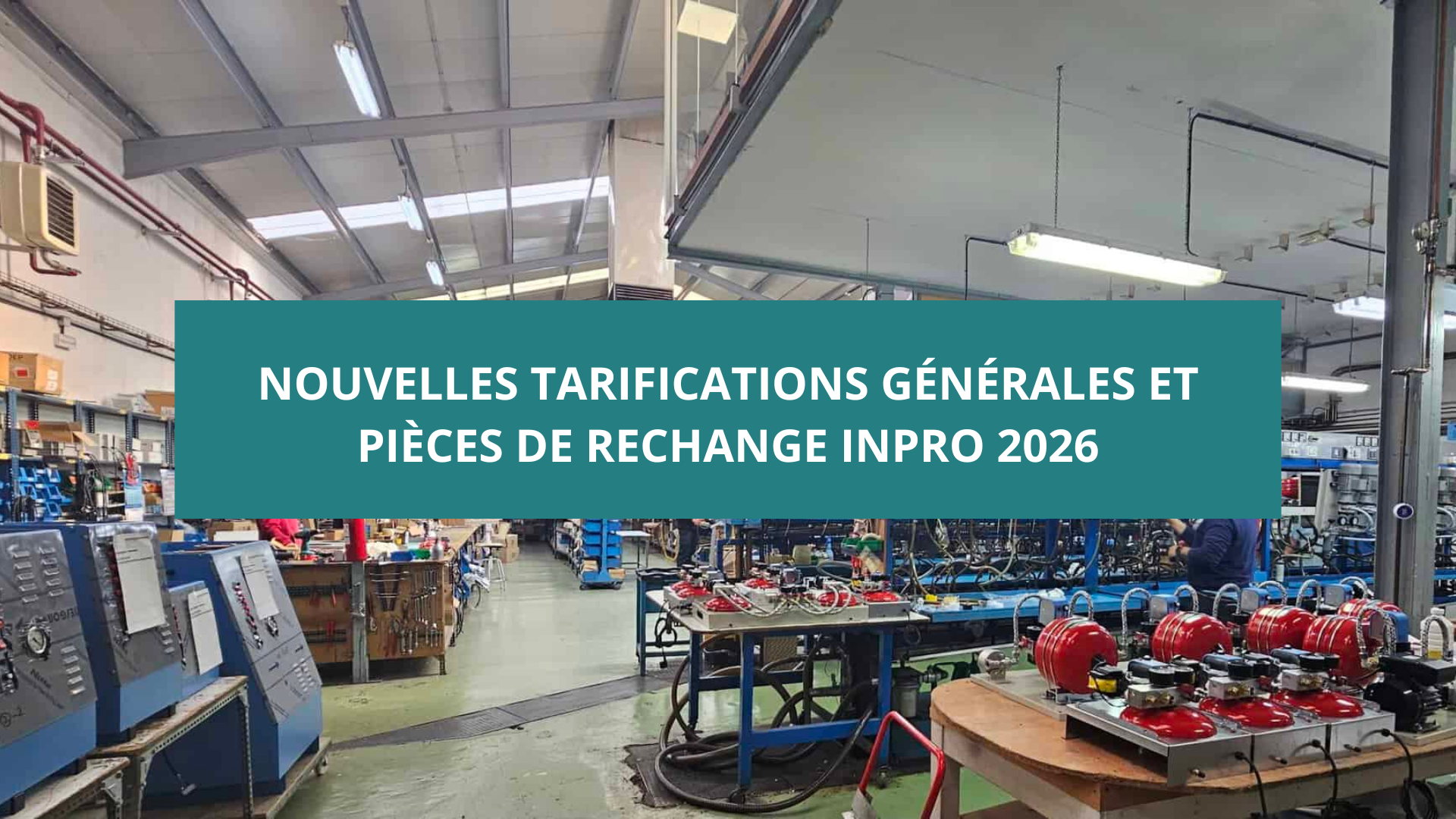 Nouvelles Tarifications Générales et Pièces de Rechange INPRO 2026 : fiabilité, service et solutions énergétiques pour infrastructures critiques